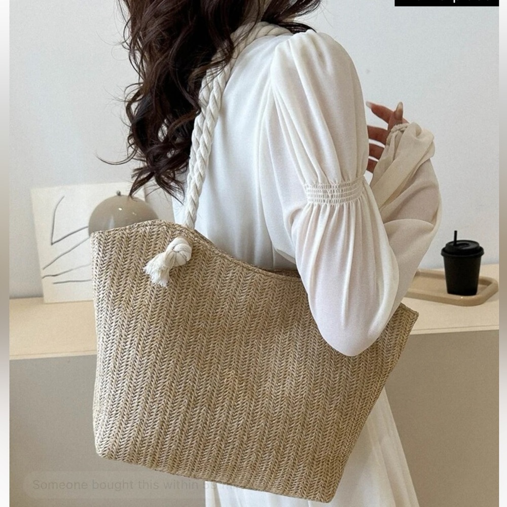 Straw Beach Bag | Bachelorette Gift Bags | Hawaiian Party Favor Tote Bags